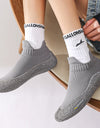 Silent Indoor Sports Shoes and Socks Gym Ultra Lightweight Shock Absorbent Breathable Anti Slip Soft Bottom Yoga