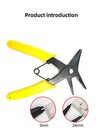 Circlip Pliers 2 in 1 Internal and External Dual Purpose Pliers External Spring Pliers Large Retaining Ring Removal Tool 1pcs