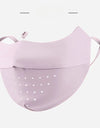 Breathable Sun Protection Face Mask For Men Women High Aesthetic Value Ice Silk Full Face Summer Sunshade Uv Protection