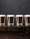 2/4/6pcs Double Wall Espresso Cups High Borosilicate Glass Cup For Tea Wine Milk Heat Resistant Drinkware Mug 80/200ml