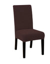 1PC Stretch Dining Chair Covers Polar Fleece Chairs Cover Seat Slipcovers Universal Dust Protector Cover for Hotel Party Banquet
