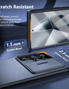 for Samsung Galaxy S24 S23 Ultra Case with Camera Cover Screen Protector Silky Touch Military Drop Protection Phone Case