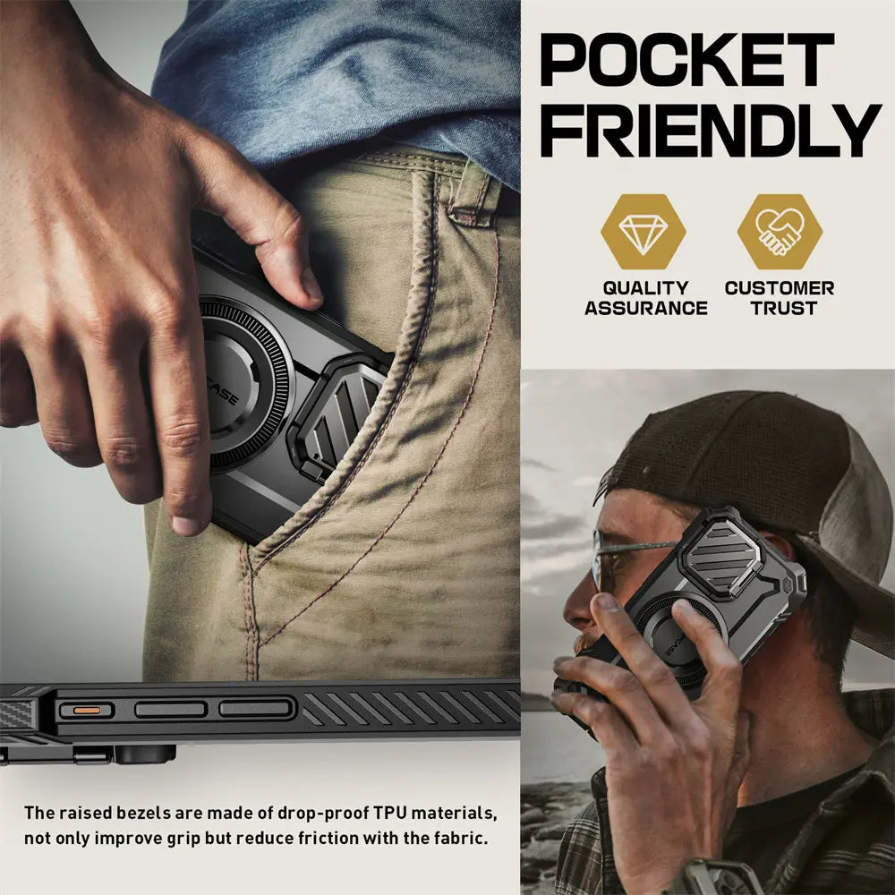For iPhone 16 Pro Case 6.3" 2024 UB Mag XT Heavy Duty Rugged Strong  Phone Case with Camera Cover