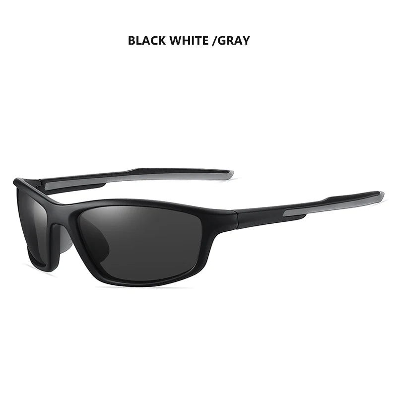 TR90 Polarized Outdoor Sports Sunglasses UV400 Mirror Anti-Glare Driving Glasses for Men Women