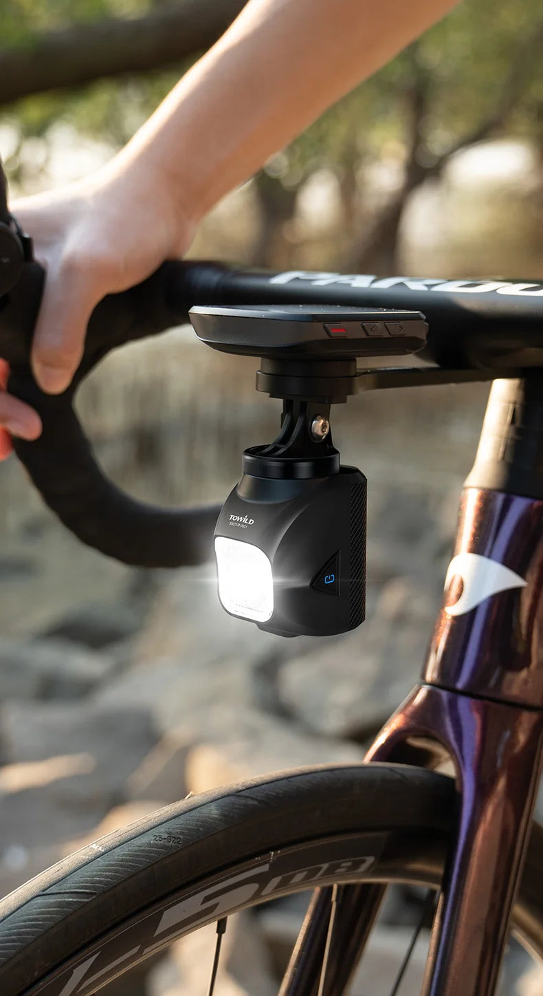 DL1200S Bicycle Light With Anti-Glare Cut-Off Line Beam 1500LM Rechargeable Led Bike Front Lights Mtb Cycling Headlights