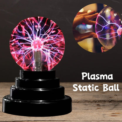 Magic Static Plasma Ball Lamp Touch Novelty Ball Atmosphere Night Light Holiday Decoration