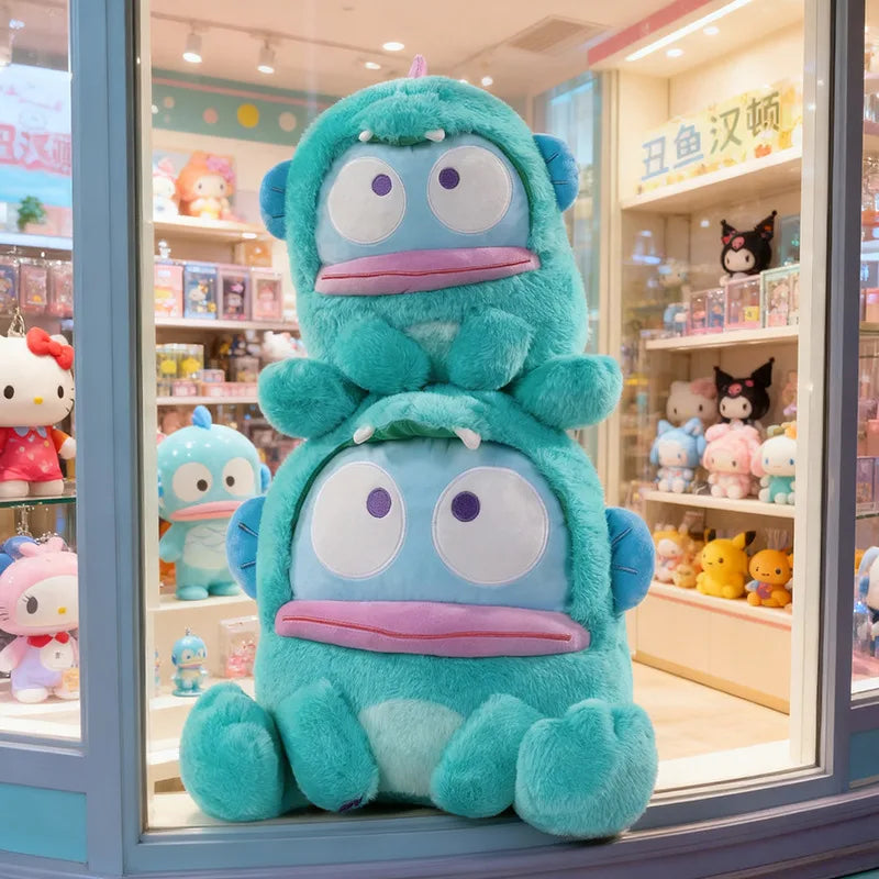 Cute Blue Character Plush Stuffed Doll Toy
