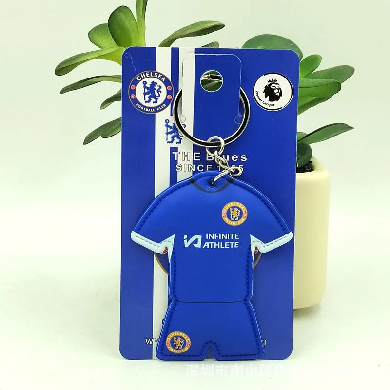 Football Jersey Keychain Soccer Team Shirt Bag Charm Sports Souvenir