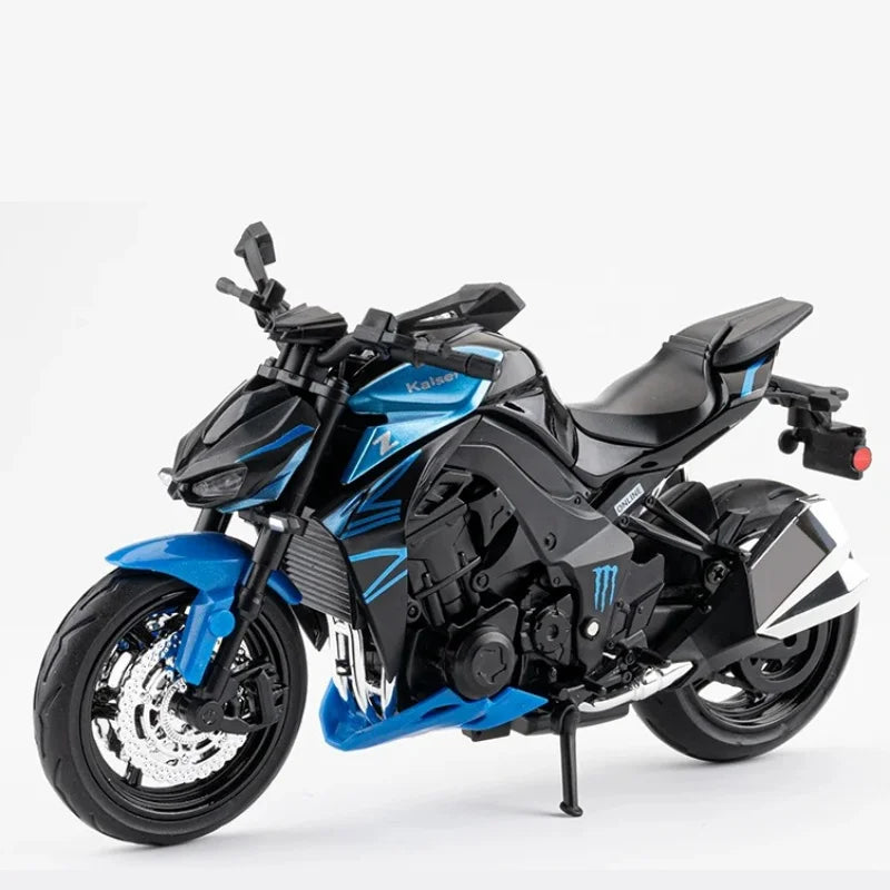 Diecast Kawasaki Ninja Z1000 Sports Motorcycle Model 1 to 12 Scale
