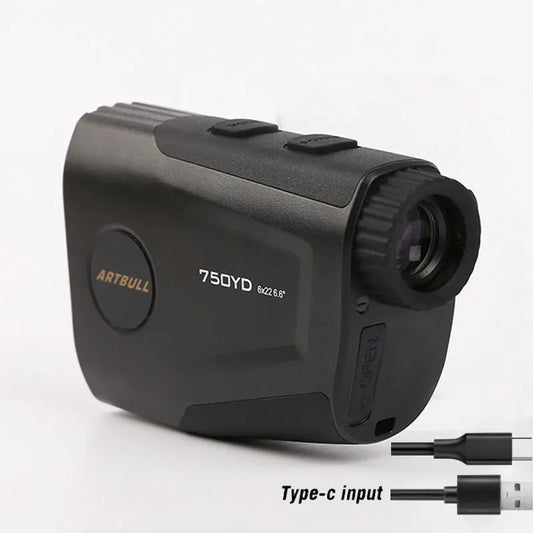 6X Golf Laser Rangefinder 1300 Yard Rechargeable Distance Meter