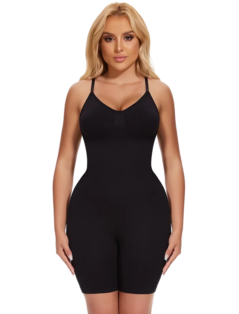Women Full Body Shapewear Bodysuit – Tummy Control Thigh Slimmer Fajas