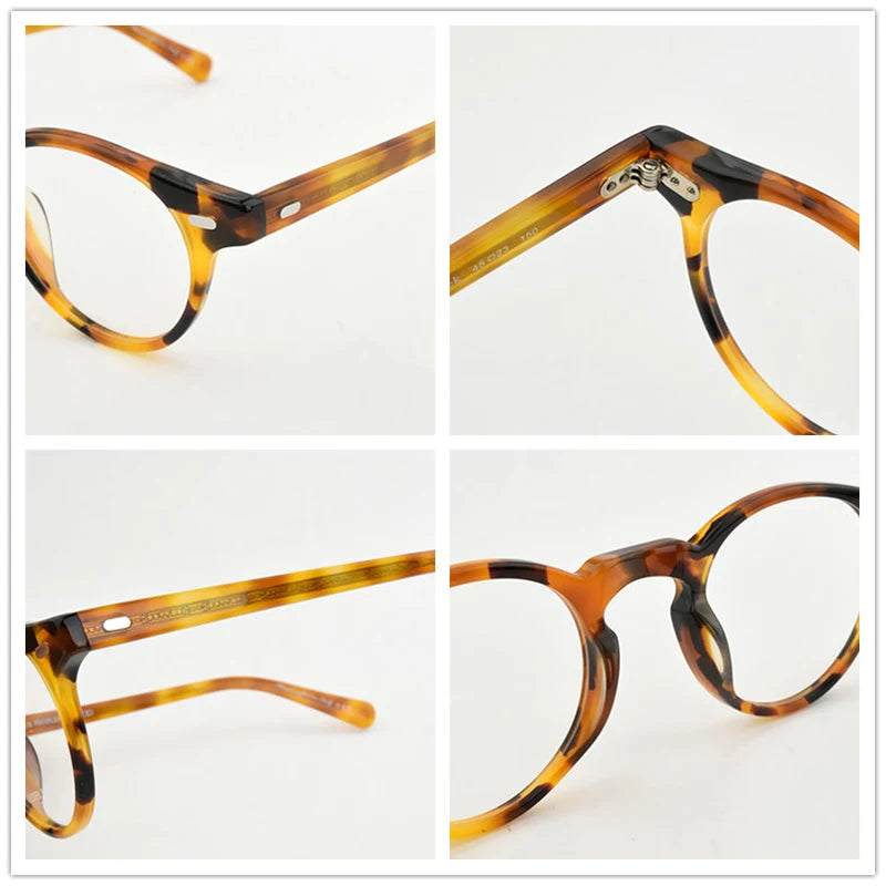 optical glasses frame fashion Retro eye glasses frames Myopia computer round eyeglasses spectacles