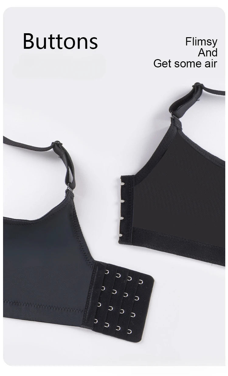 Womens Seamless Underwire Push Up Support Bra