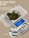 0.01g 500g Jewelry Scales Weight Diamond Balance Kitchen Weighing Digital Pocket Mini Scale Bathroom