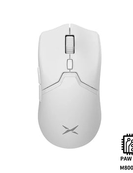 PRO PAW3395 White Wireless Bluetooth Gaming Mouse 26000DPI Optical Computer Office Mouse Macro Drive For Laptop PC