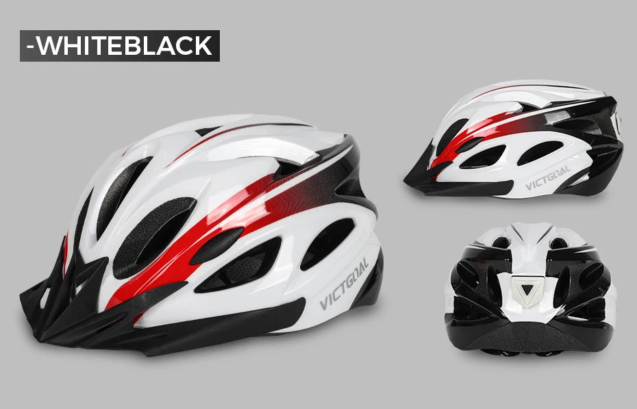 Ultra Light LED Cycling Helmet With Visor For Road And Mountain Bike