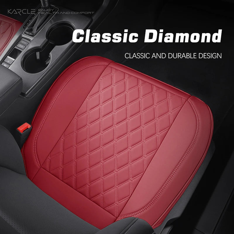 Car Seat Cover Breathable PU Leather Front Cars Seat Cushion Anti Slip Anti Scratch Seat Universal Car Pad Mat Auto Accessories