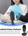 SB Condenser Desktop Microphone With Recording for Laptop Windows Mac Studio Video Mode for Youtube Live Streaming