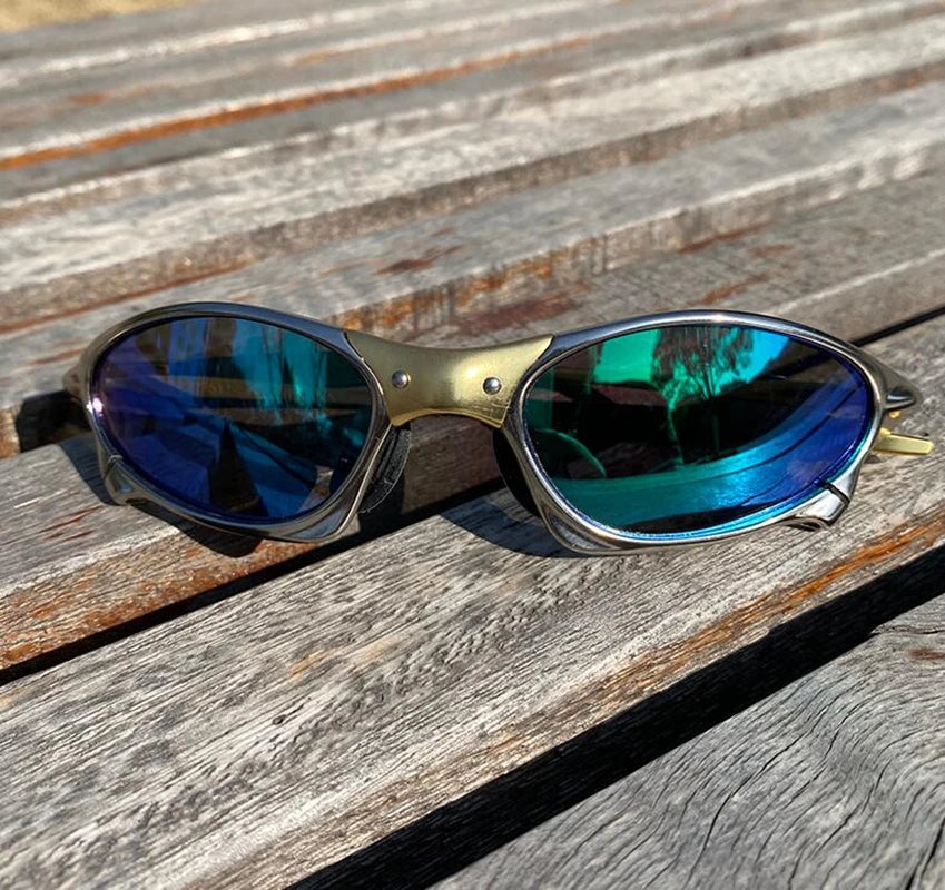 Polarized UV400 Cycling Sunglasses – Multi Color Metal Frame Fishing Riding Bicycle Eyewear