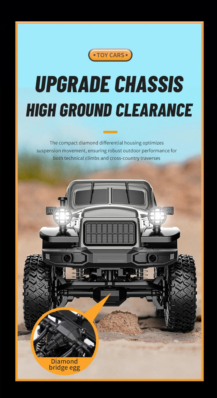 2.4G 4WD Remote Control Off Road Pickup Truck