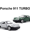 1/36 Scale Porsche 911 Turbo Toy Car Model Alloy Diecast Retro Racing with Pull Back Scale Model Car Toy for Boy Gift Collection