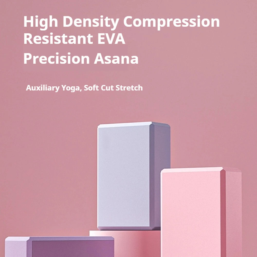 Yoga Bricks Training Exercise Fitness Tool Yoga Bolster Pillow Cushion Stretching Body Shaping Blocks Gym Blocks Foam Brick