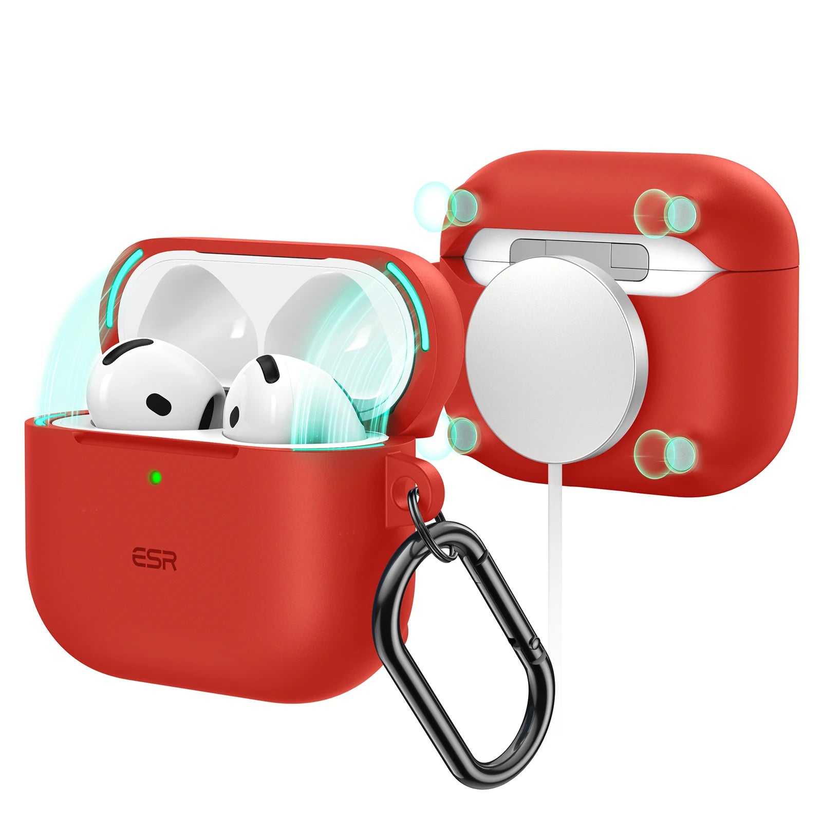 AirPods 4th Generation (2024) Case HaloLock with MagSafe Earphone Protection Cover for AirPods Pro 2nd/1st Gen(2023）