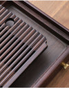 Chinese Natural Bamboo Tea Tray Water Storage Kung Fu Tea Set Simple Rectangular Tea Board Tea Storage Tray