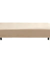 Velvet Long Bench Cover Stretch Soft Piano Stool Covers Rectangle Elastic Chair Cover All-inclusive for Dining Room Bedroom