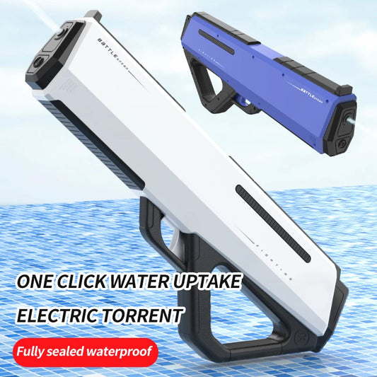 Fully Automatic Electric Water Gun – Rechargeable Continuous Firing Water Blaster for Summer Outdoor Activities