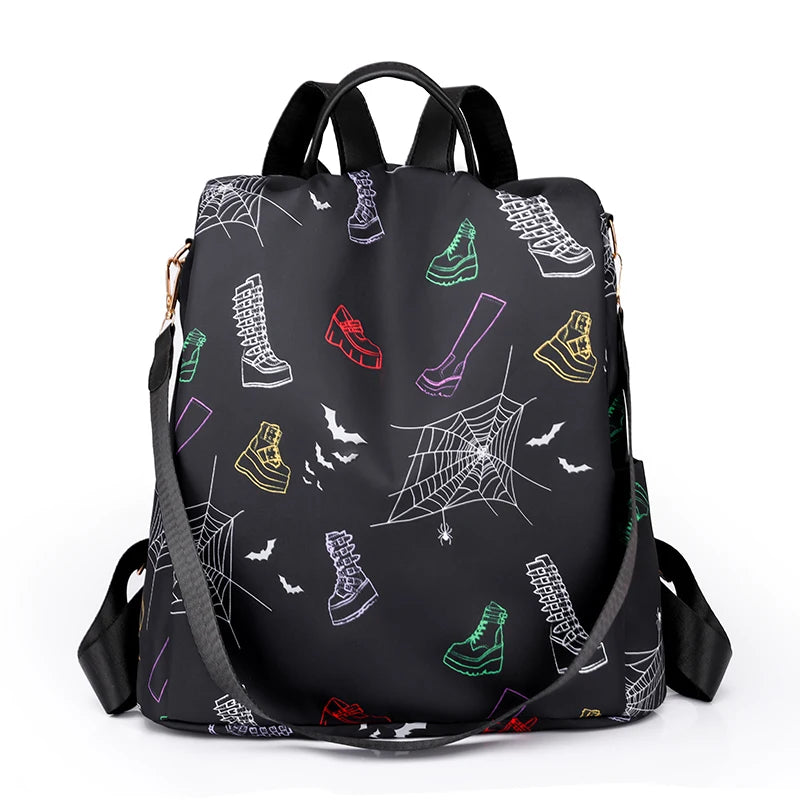 Waterproof Oxford Women Backpack Fashion Anti-theft Women Backpacks Print School Bag High Quality Large Capacity Backpack