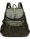 Soft Leather Backpacks High Capacity Female Back Pack Casual Travel Ladies Bagpack