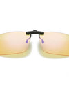 Clip 100% Blue Light Blocking glasses Red Lens ,Orange Lens Anti fatigue Detachable Lens Gaming Glasses Computer Eyeglasses