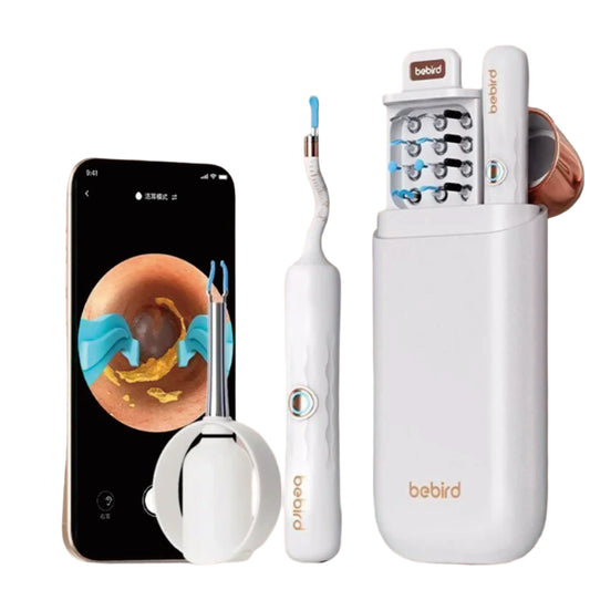 White Ear Sight Plus R37R I35R|Smart Visual Ear Cleaner/Bendable Rod|All-in-1 Safe Earwax Removal Kit