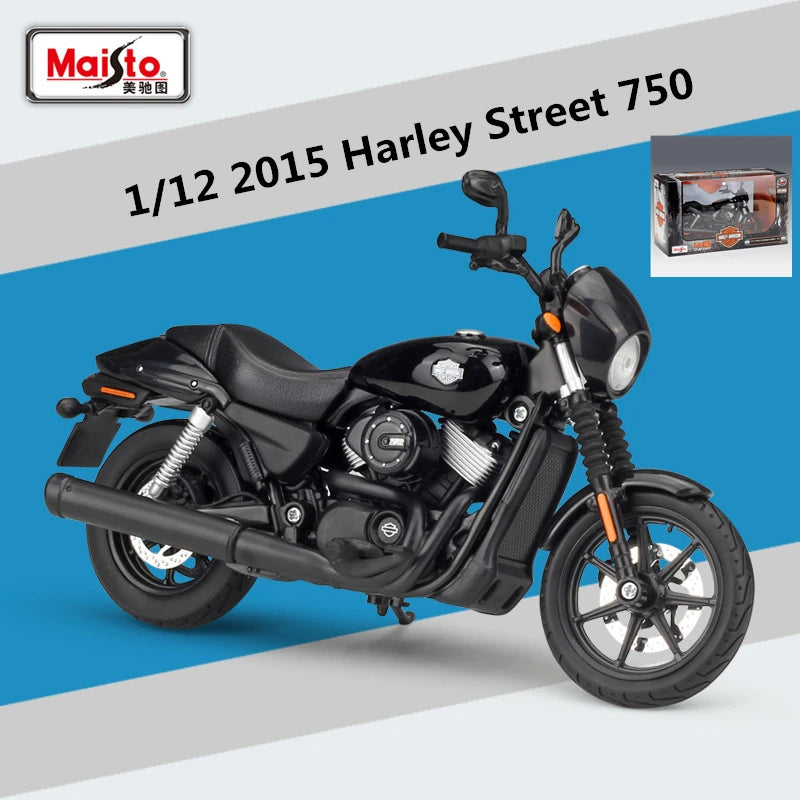 Diecast Harley Street Glide Special 2015 Motorcycle Model 1 to 12 Scale