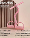 6-Tube Resistance Bands Yoga Pedal Puller Abdomen Waist Arm Training Elastic Pull Rope fitness Exercise At Home
