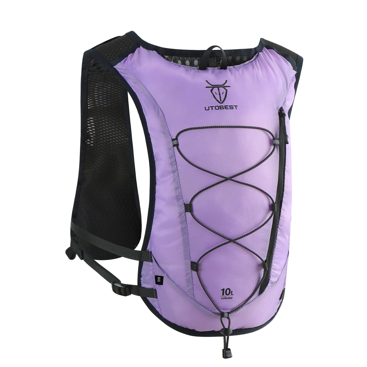 Trail Running Backpack 10L Ultra Lightweight Hydration Vest with 2L Water Bladder for Outdoor Hiking Cycling Marathon