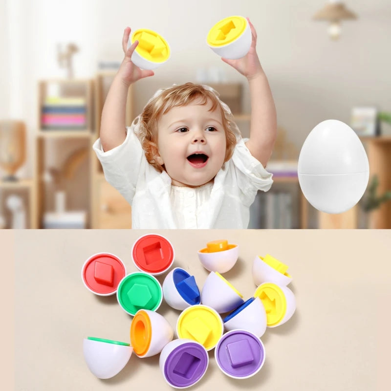 Montessori Games  toy Smart Egg Shape Match Puzzle For s   Development Toy Educational Toy For  1 2 3 4 Year