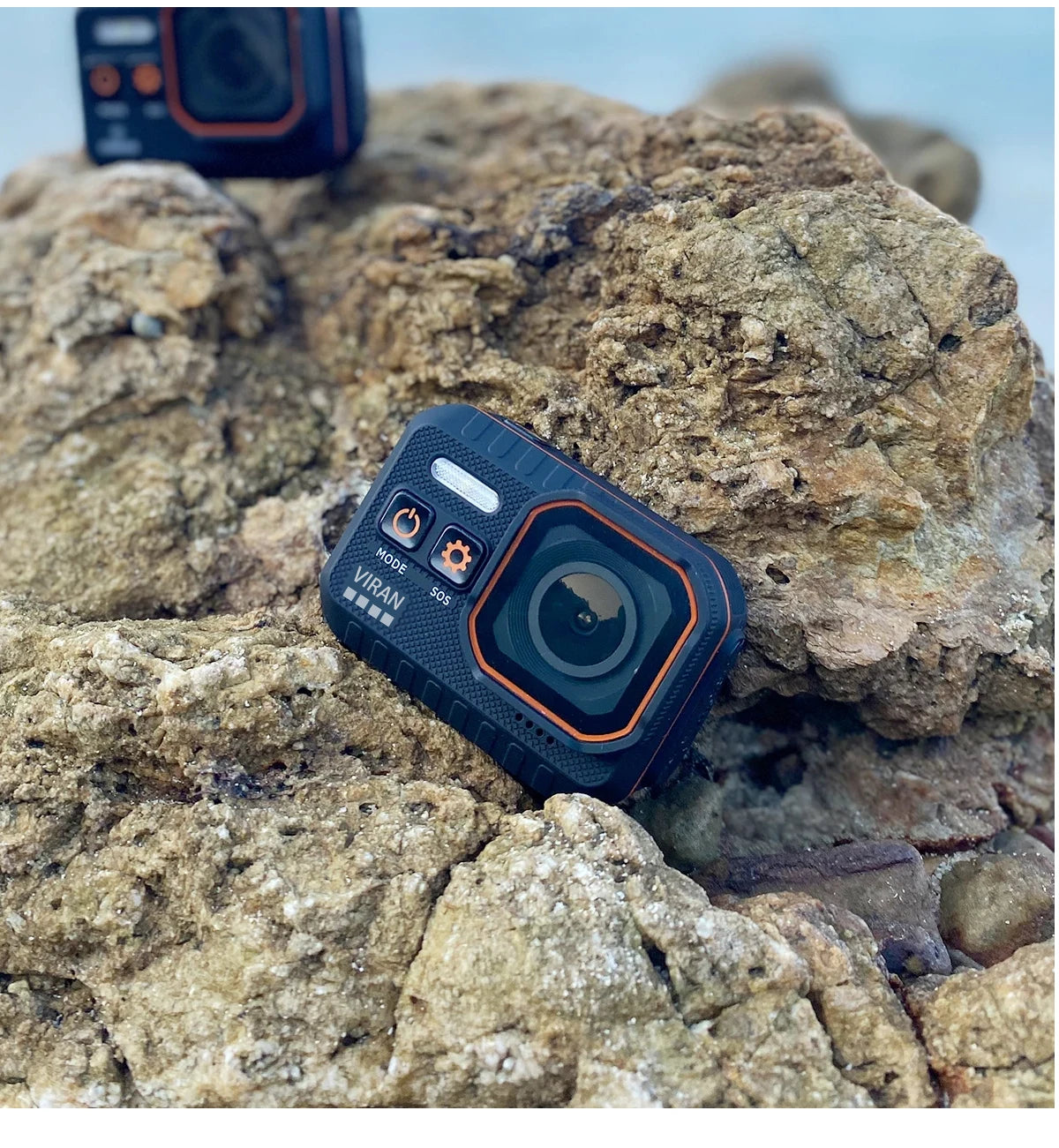 4K WiFi Action Camera with Remote Control Waterproof Sports Camera 170 Degree Wide Angle Helmet and Bicycle Recording Device