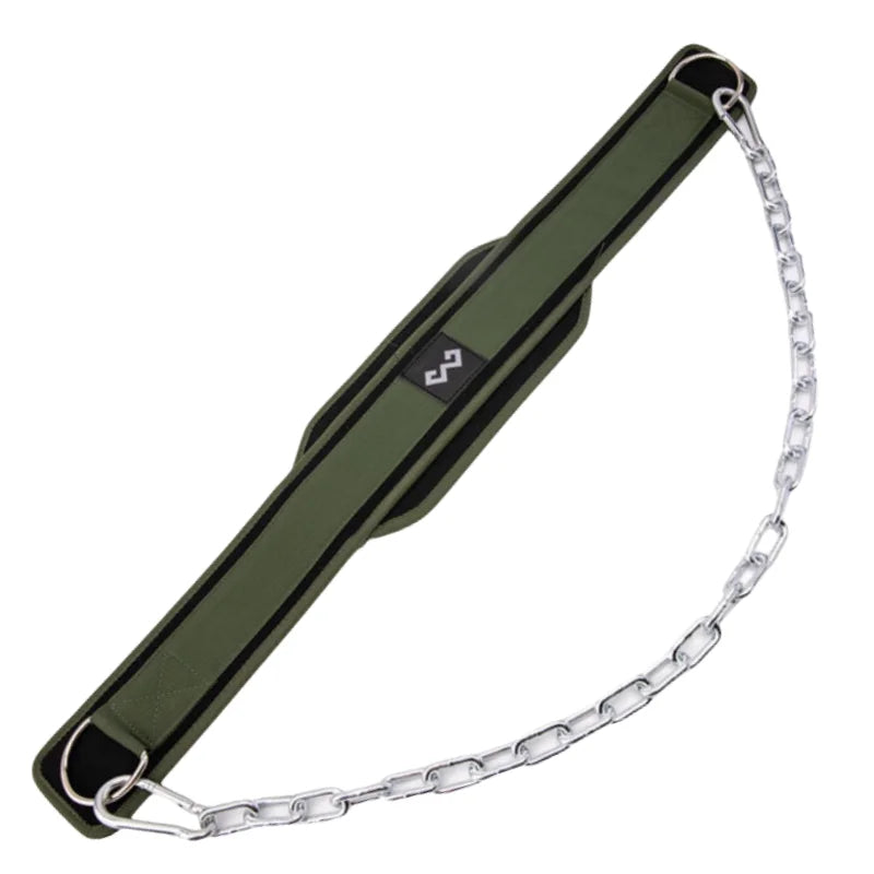 Dip Belt for Weightlifting With Chain Pull Ups Belt Gym Lifting Belt Powerlifting Squat Bodybuilding Heavy Duty Steel Crossfit