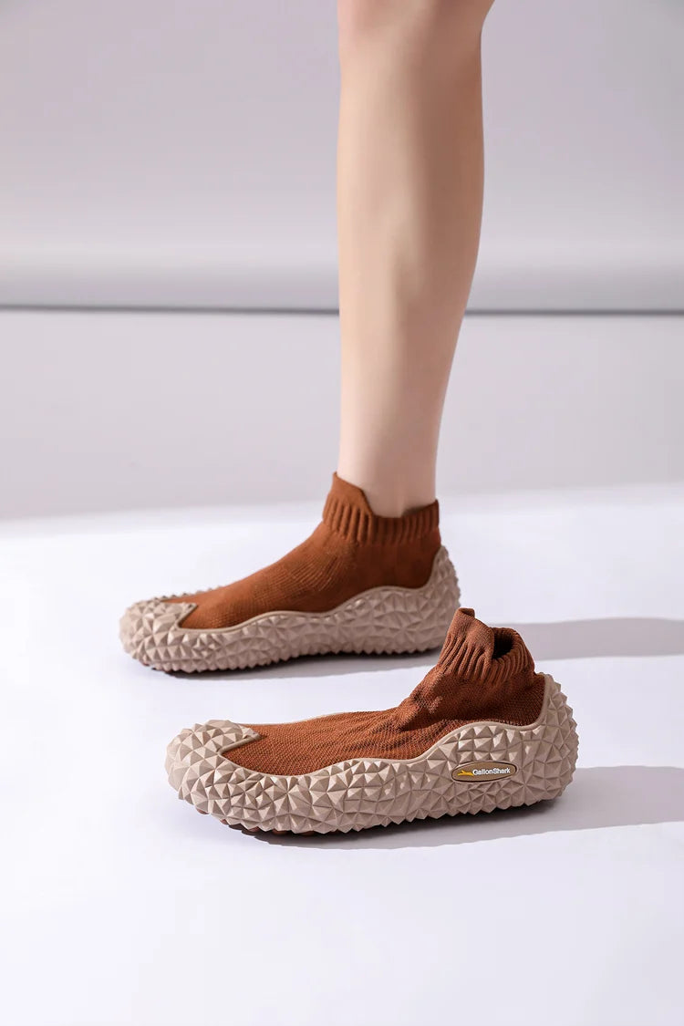 Women's silent soft sole cushioned shoes Squat silent hard pull fitness shoes casual shoes