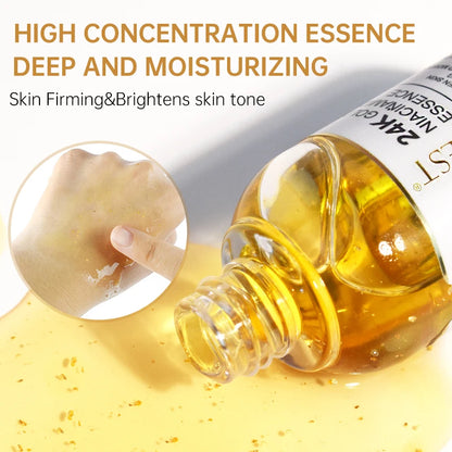 15 ml Niacinamide Serum Hyaluronic Acid for Face Dark Spot Remover 24K Gold Serum Whitening Moisturizing Facial Skin Care