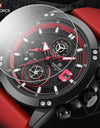 Leisure Watch Waterproof Silicone Band Quartz Wristwatches Luminous Business Clock