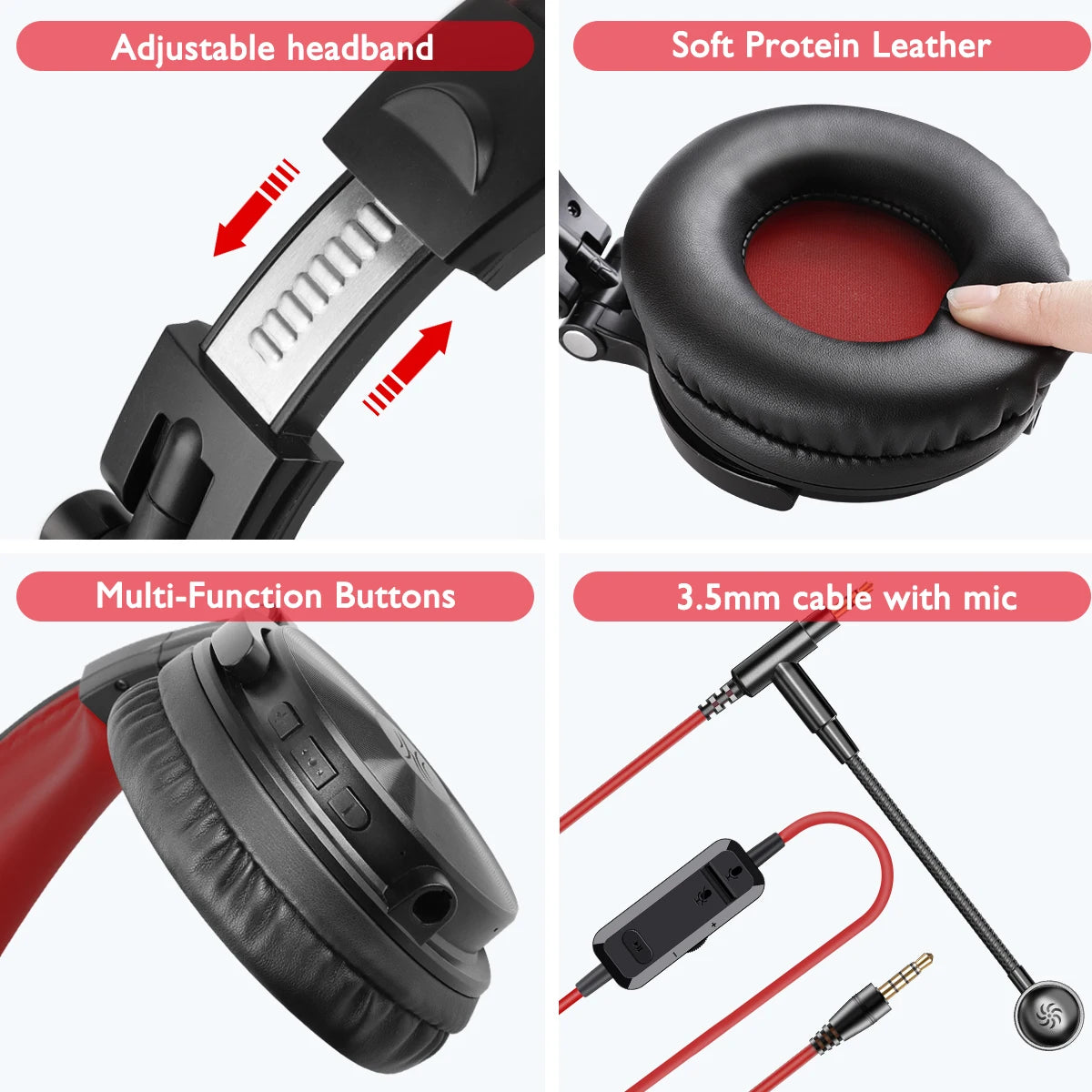 110h Wireless Bluetooth 5.2 Headset + Wired Gaming Headphones 2 in 1 With Microphone For PC PS4 Skype Type C Headphones