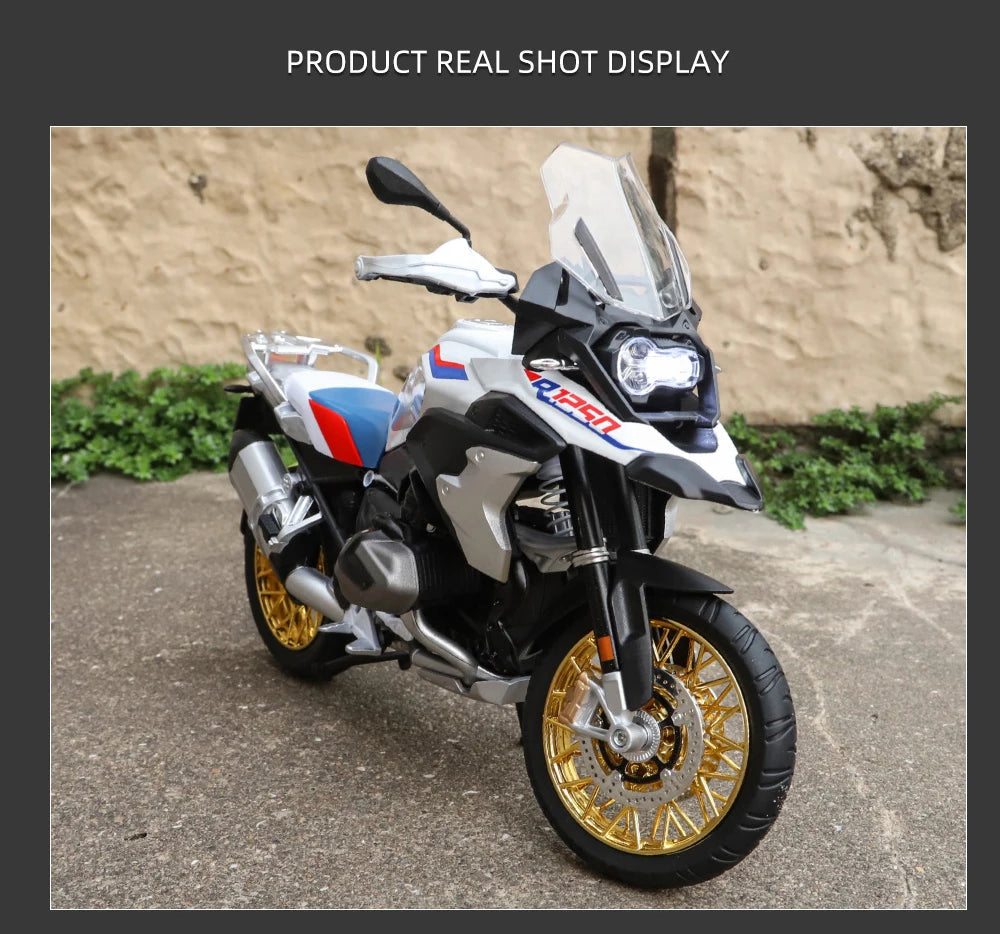 Diecast R1250 GS Adventure Motorcycle Model 1 to 9 Scale
