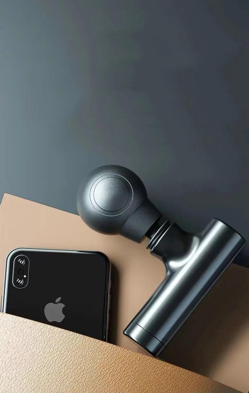 Mini Massage Massage LCD Screen 6 Heads  Muscle Massager Portable Electric Fascia  for Neck Foot Body Fascia