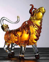OX YEAR Whisky Glass Cow Decanter Whiskey Animal Bull Shaped Home Bar Wine Bottle For Liquor Scotch Drinkware Gift 1L Glassses