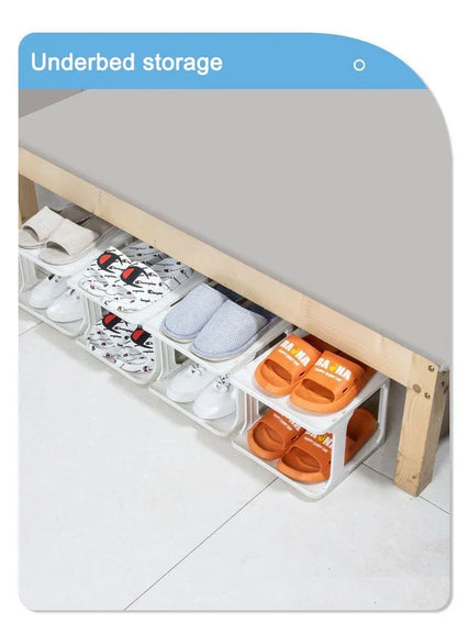 Simple Shoe Rack Standing Detachable Assemble Diy Shoes Cabinets Household Furniture Multilayer Stackable Doorway Shelf Shoerack