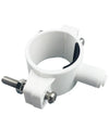40mm RO Water  Drain Waste Water Pipe Clamp Saddle Valve Clips 1/4" OD Hose Quick Connection Reverse Osmosis Aquarium System