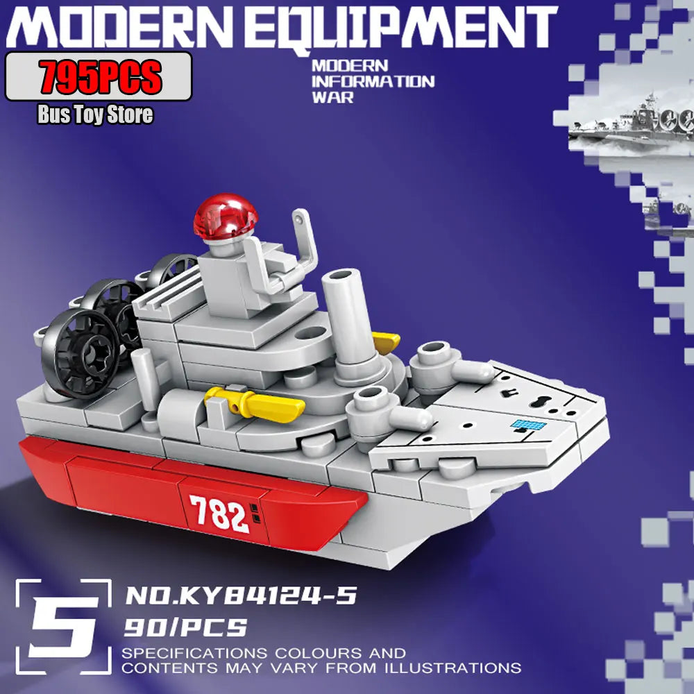 BMPT Terminator Tank KV-2 T-34 Tiger I WW2 Military Classic Model Building Blocks Bricks Boy  Toys for Christmas Gifts